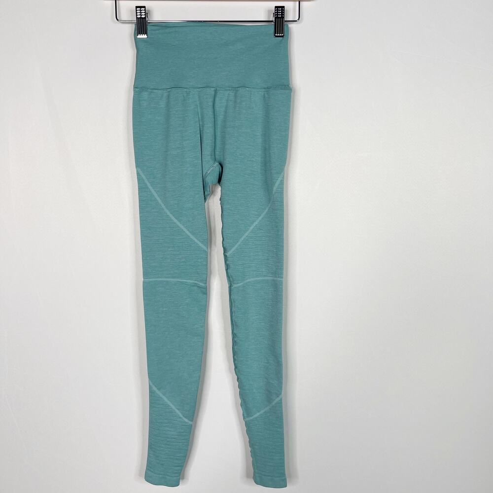Alphalete Womens Small S Jade Green OG Revival Leggings Seamless Workout Gym